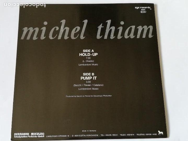 Discos de vinilo: Michel Thiam - Hold-Up / Pump It - 1988 - Foto 2