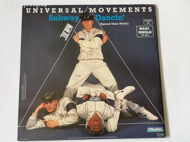Discos de vinilo: Universal Movements - Subway Dancin - 1984 - Foto 2