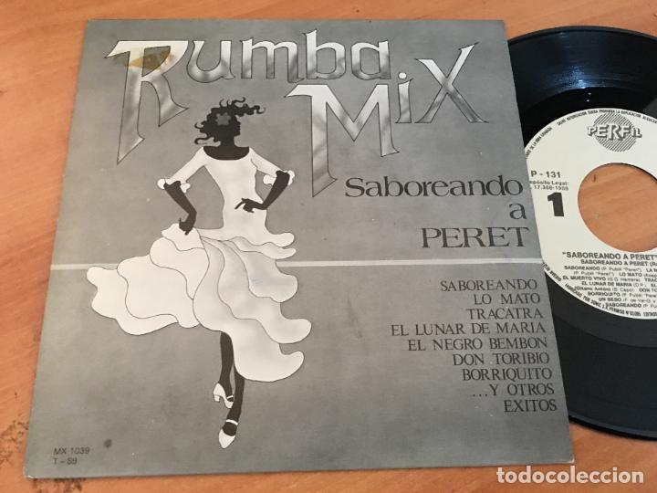 Discos de vinilo: SABOREANDO A PERET (RUMBA MIX) SINGLE ESPA&Ntilde;A 1988 PROMO (EPI13)