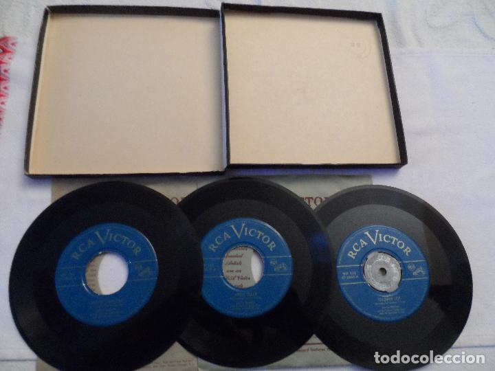Discos de vinilo: Carson Robison ?&ndash; Square Dances (USA 1949) (CAJA 3 SINGLES) - Foto 2