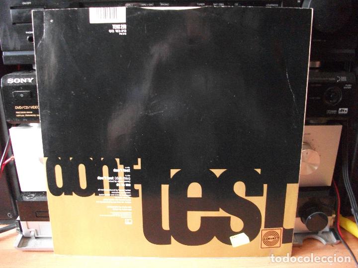 Discos de vinilo: JUNIOR TUCKER  DONT TEST   MAXI  UK 1990 PDELUXE - Foto 2