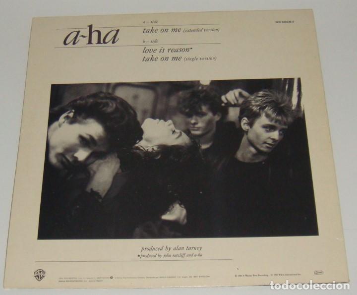 Discos de vinilo: MAXI SINGLE - A-HA - TAKE ON ME (EXTENDED VERSION ) - PROMO - A - HA - Foto 3