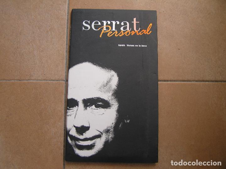 Discos de vinilo: SERRAT PERSONAL 2002 VERSOS EN LA BOCA - SONY&BMG 2002 - P - Foto 1