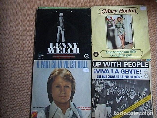 Discos de vinilo: lote 32 singles de interpretes  extranjeros de los 60 a los 70. - Foto 2