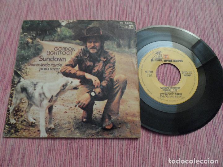 Discos de vinilo: GORDON LIGHTFOOT - SUNDOWN - Foto 1