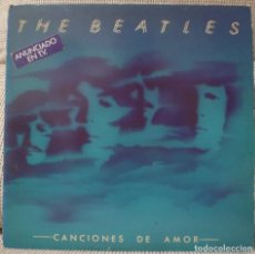 Discos de vinilo: THE BEATLES - CANCIONES DE AMOR (DOBLE LP EMI-ODEON 1982). Lote 128519487