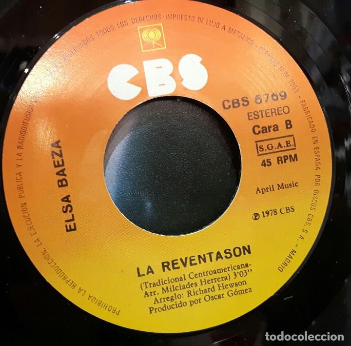 Discos de vinilo: ELSA BAEZA - LA LUNA ENAMOR&Aacute; - SINGLE - CBS - 1978 - Foto 5