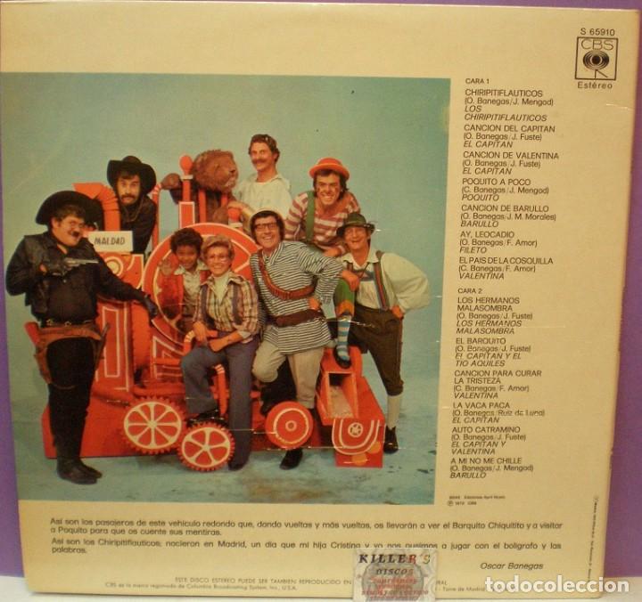 Discos de vinilo: Chiripitiflauticos - LP Gatefold. Conserva la hoja interior. - Foto 2