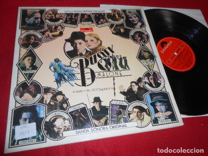 Discos de vinilo: BUGSY MALONE BSO OST PAUL WILLIAMS P 1976 POLYDOR GATEFOLD SPAIN - Foto 1