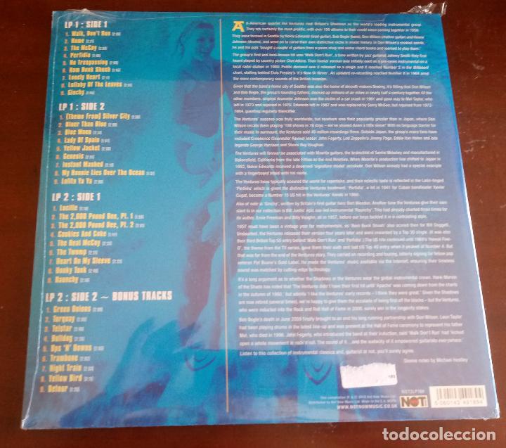 Discos de vinilo: THE VENTURES - SINGLES COLLECTION - DOBLE 2.LP - MBE - Foto 2