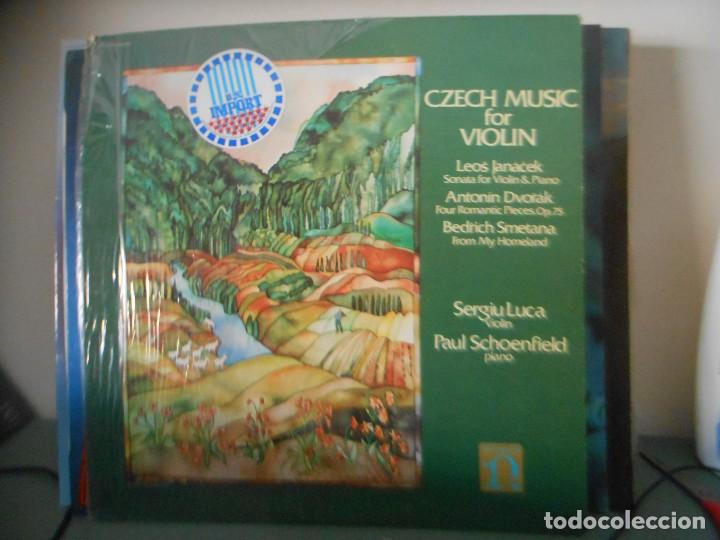 Discos de vinilo: CZECH MUSIC FOR VIOLIN
