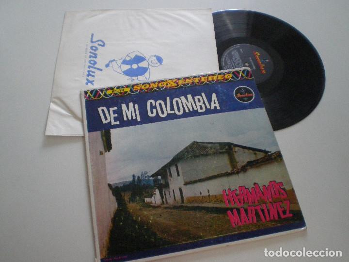 Dischi in vinile: HERMANOS MARTINEZ - De Mi Colombia - LP COLOMBIA SONOLUX 1964 // FOTO CALLE VILLA DE LEIVA