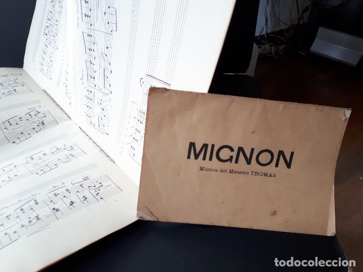 Discos de vinilo: MIGNON, DESCRIPCI&Oacute;N Y PARTITURA, 1875 - Foto 1