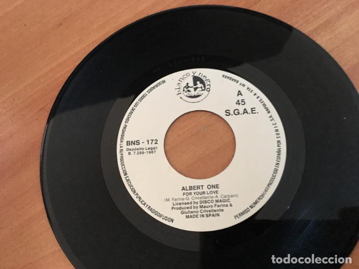 Discos de vinilo: ALBERT ONE (ANOTHER VERSION) SINGLE ESPA&Ntilde;A 1987 (EPI13) - Foto 2