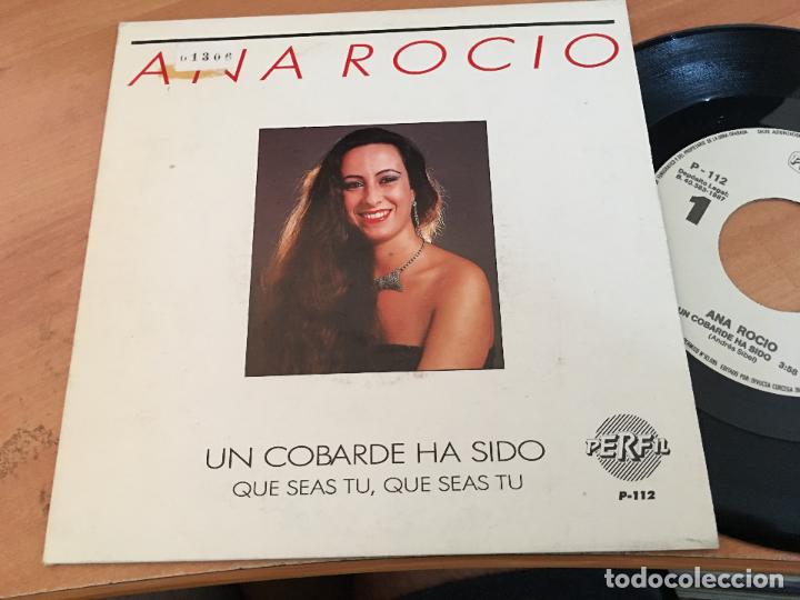 Disques de vinyle: ANA ROCIO (UN COBARDE HA SIDO) SINGLE ESPA&Ntilde;A 1987 (EPI13)