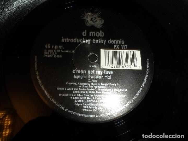 Discos de vinilo: D-MOB - CMON AND GET MY LOVE - Foto 3