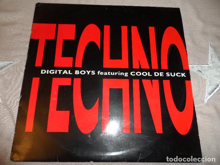 Discos de vinilo: DIGITAL BOYS featuring COOL DE SUCK - Techno - Foto 1