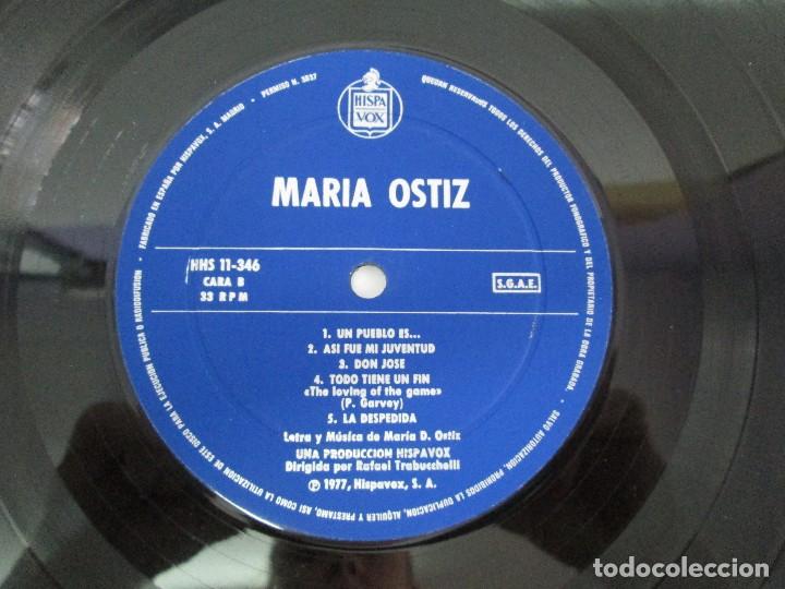 Discos de vinilo: MARIA OSTIZ. UN PUEBLO ES... LEVANTARE. LP VINILO. HISPAVOX 1977. VER FOTOGRAFIAS ADJUNTAS - Foto 5 - 128723547