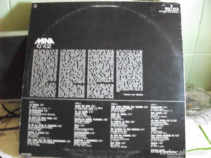 Discos de vinilo: MINA LA VOZ  LP SPAIN  1978 PDELUXE - Foto 2