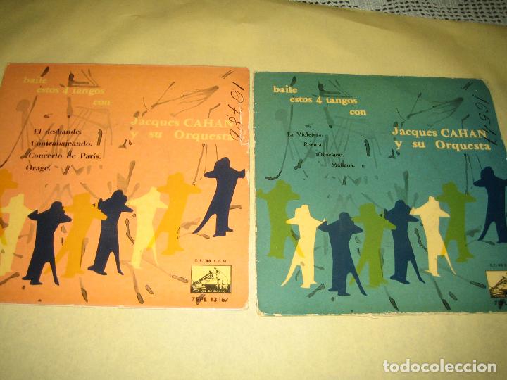Discos de vinilo: JACQUES CAHAN - LOTE DE DOS EPS - Foto 1