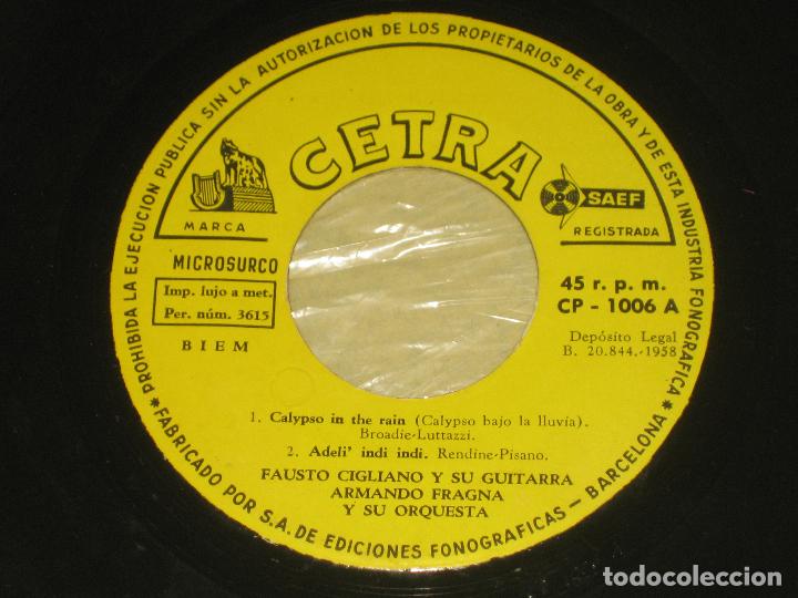 Discos de vinilo: FAUSTO CIGLIANO Y SU GUITARRA - EP - Foto 1