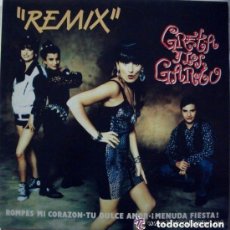 Discos de vinilo: GRETA Y LOS GARBO 'REMIX' - MAXI-SINGLE FONOMUSIC 1991