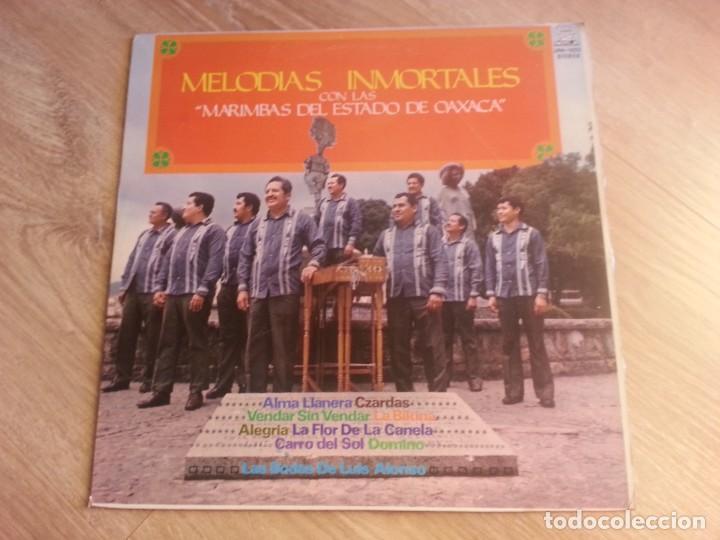 Discos de vinilo: MELODIAS INNORTALES CON LAS MARIMBAS DEL ESTADO DE OAXACA-ED ORIGINAL MEXICO