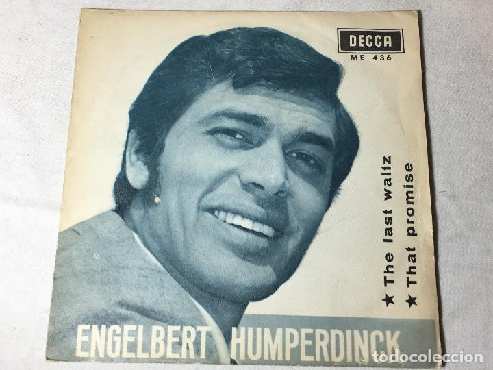 Discos de vinilo: DISCO SINGLE Engelbert Humperdinck Cantante dinch - Foto 1
