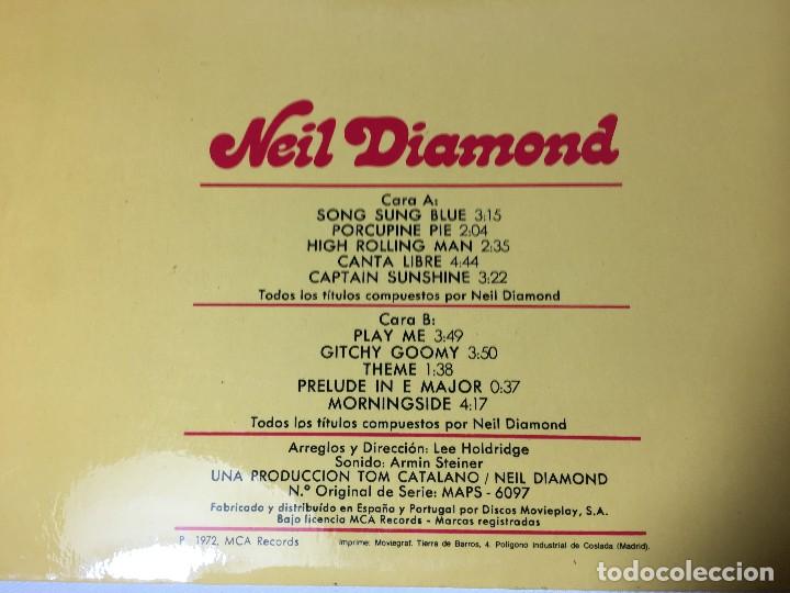 Discos de vinilo: DISCO LP neil diamond - Foto 3