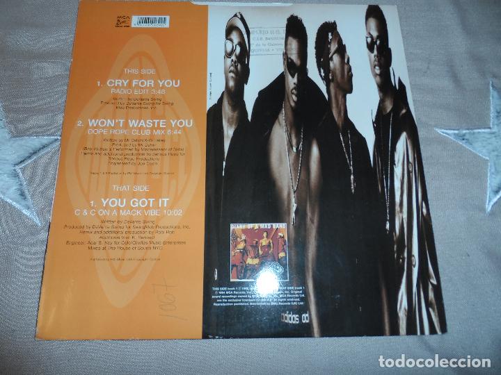 Discos de vinilo: JODECI - CRY FOR YOU - Foto 2