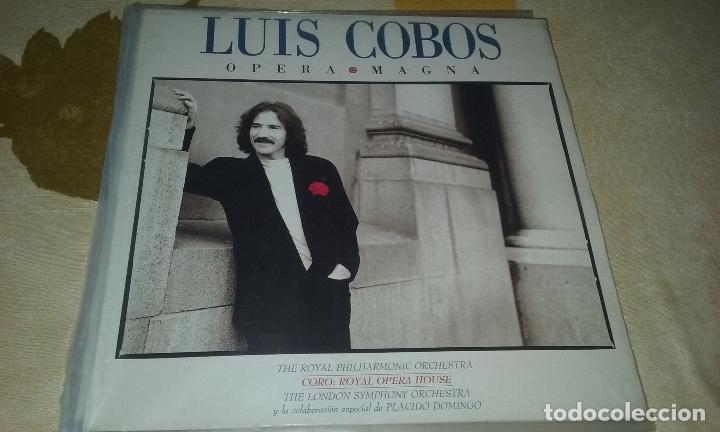 Discos de vinilo: LP LUIS COBOS. OPERA MAGNA. EPIC 1989 - Foto 1