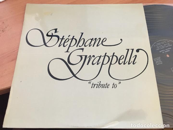 Discos de vinilo: STEPHANE GRAPPELLI (TRIBUTE TO) LP ESPA&Ntilde;A 1981 (B-27) - Foto 1