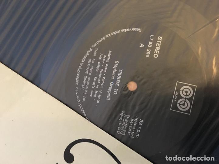 Discos de vinilo: STEPHANE GRAPPELLI (TRIBUTE TO) LP ESPA&Ntilde;A 1981 (B-27) - Foto 2