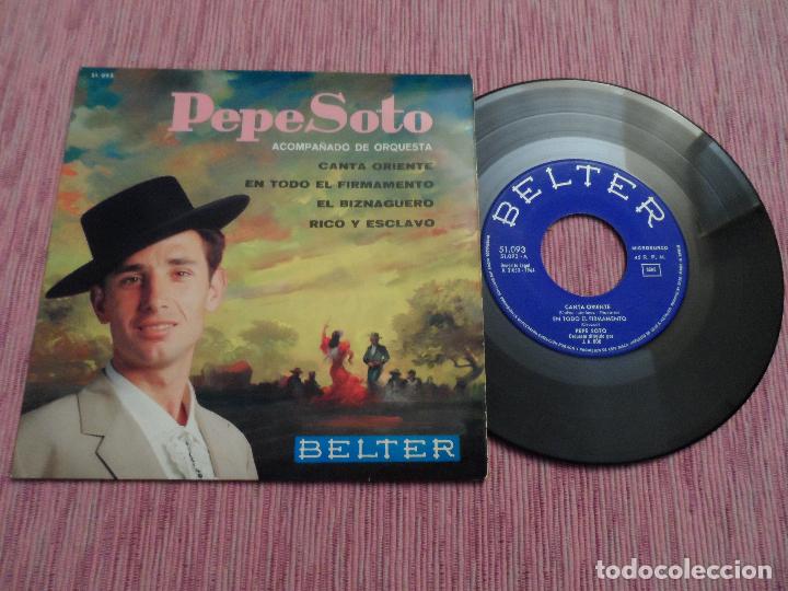Discos de vinilo: PEPE SOTO - CANTA ORIENTE +3 - Foto 1