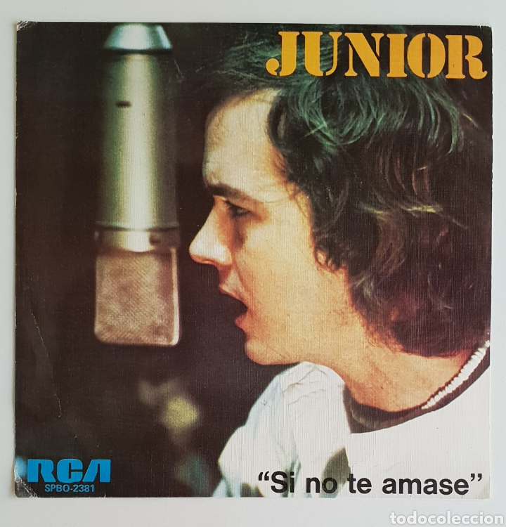 Discos de vinilo: Single Junior Si no te amase - Foto 1