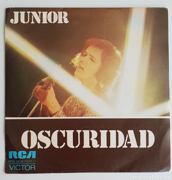 Discos de vinilo: Single Junior Oscuridad - Foto 1