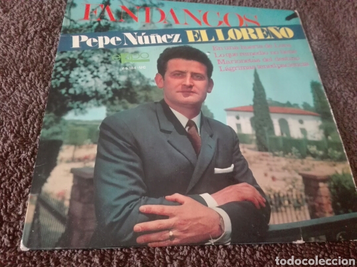 Discos de vinilo: Disco vinilo PEPE NU&Ntilde;EZ EL LORE&Ntilde;O - Foto 1