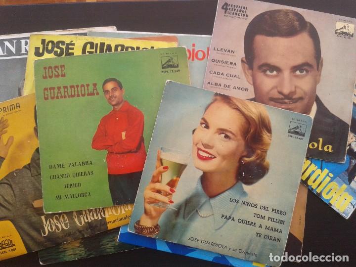Discos de vinilo: Lot de 12 singles de Jos&eacute; Guardiola - Foto 1