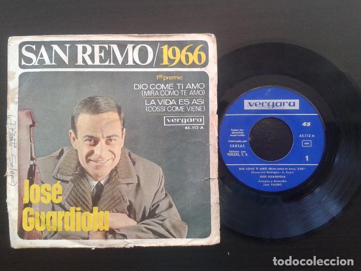 Discos de vinilo: Lot de 12 singles de Jos&eacute; Guardiola - Foto 12