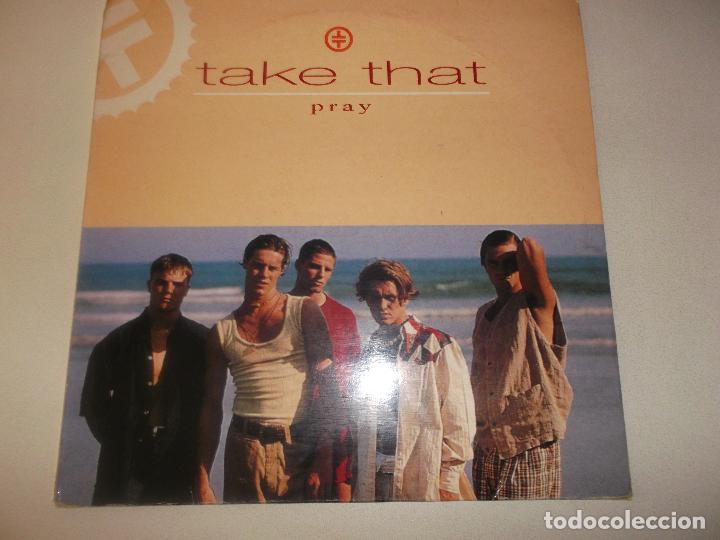 Discos de vinilo: TAKE THAT PRAY ED ESPA&Ntilde;OLA - Foto 1