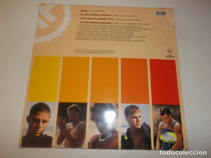 Discos de vinilo: TAKE THAT PRAY ED ESPA&Ntilde;OLA - Foto 2