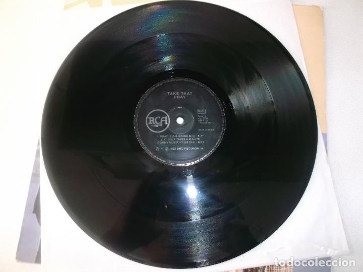 Discos de vinilo: TAKE THAT PRAY ED ESPA&Ntilde;OLA - Foto 3
