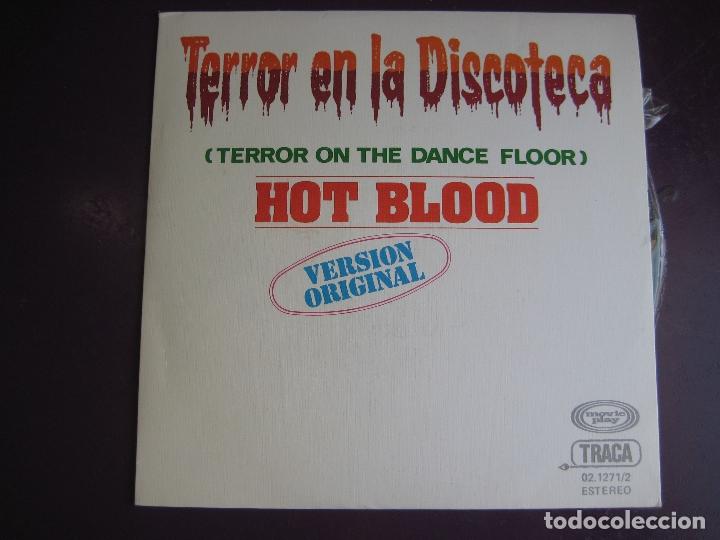 Discos de vinilo: HOT BLOOD Sg MOVIEPLAY 1977 terror en la discoteca (on the dance floor) +1 FUNK SOUL DISCO
