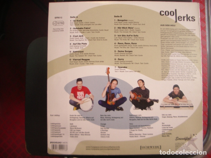 Discos de vinilo: COOL JERKS- AUS DEM WEG! LP - Foto 2