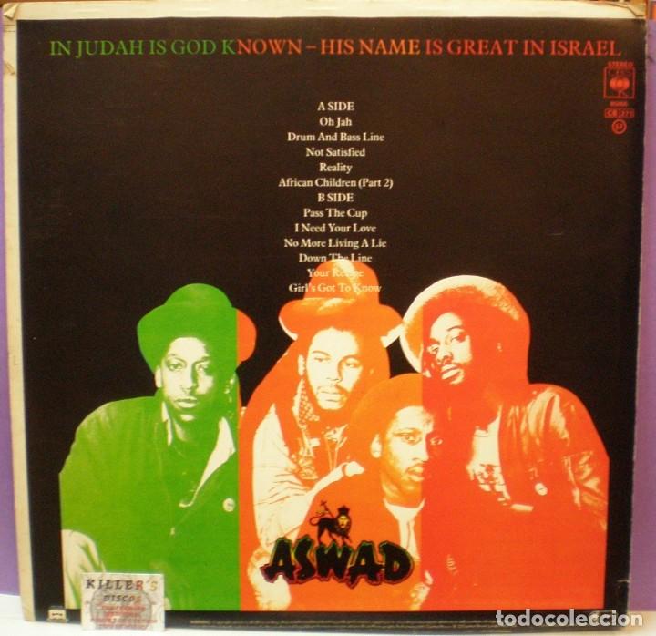 Discos de vinilo: Aswad - Not Satisfied - LP Test Pressing 12 - Foto 2