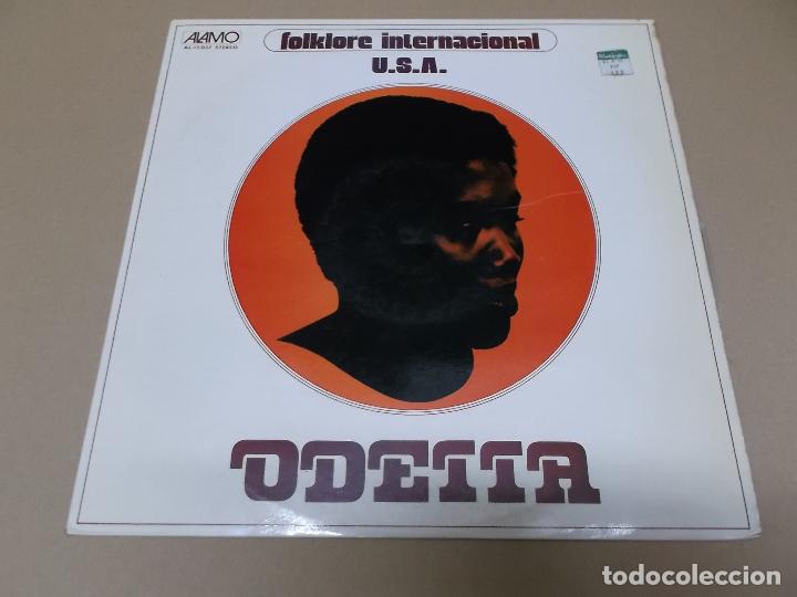 Discos de vinilo: ODETTA (LP) FOLKLORE INTERNACIONAL U.S.A. A&Ntilde;O 1974 - Foto 1