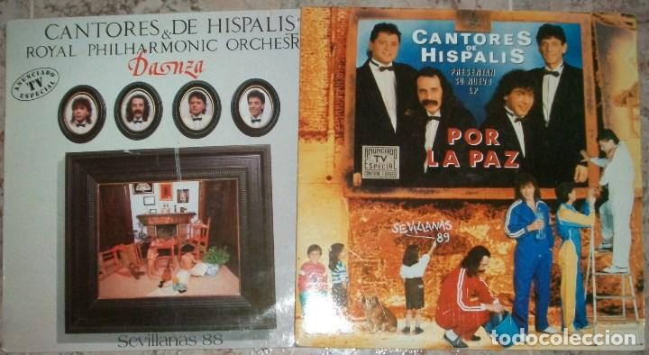 Discos de vinilo: Discos (Cantores de Hispalis 2 discos uno es doble) - Foto 1