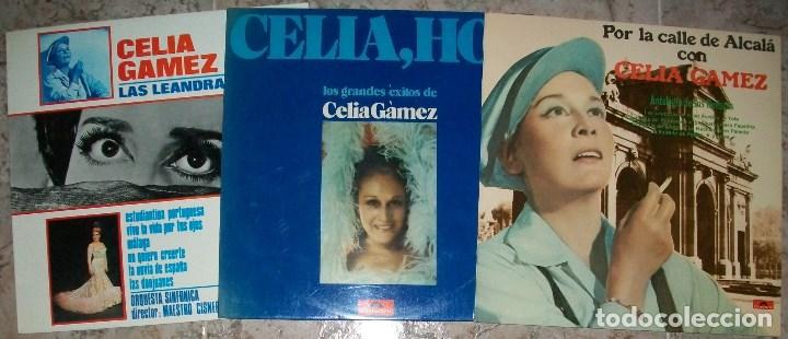 Discos de vinilo: Discos (Celia Gamez  3 discos) - Foto 1