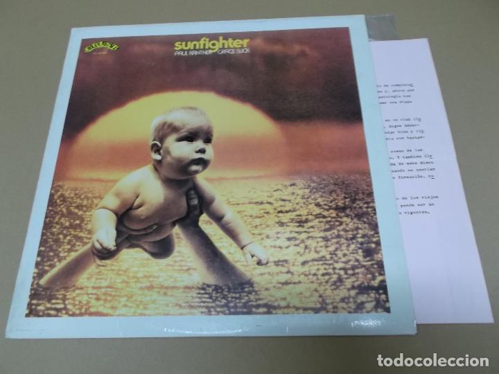 Dischi in vinile: GRACE SLICK & PAUL KANTNER (LP) SUNFIGHTER A&Ntilde;O 1980 &ndash; PROMOCIONAL + HOJA PROMOCIONAL