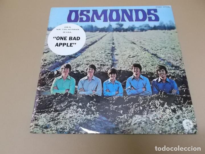 Discos de vinilo: THE OSMONDS (LP) ONE BAD APPLE A&Ntilde;O 1971 - Foto 1